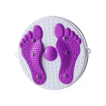 Core Ab Twister Board Mute Домашнее использование Тренировка талии Диск для скручивания Purple No Rope