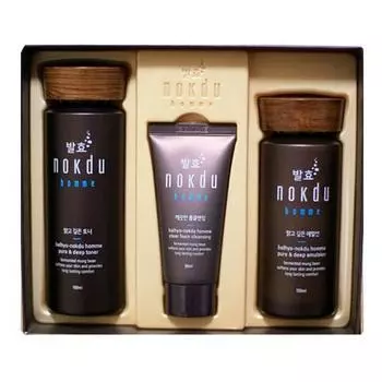 /Coreana Fermented Mung Bean Homme Clear and Deep 2-Piece Set, 1 Piece