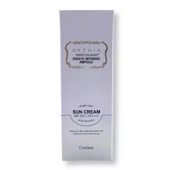 COREANA ORTHIA PERFECT COLLAGEN 28DAYS ИНТЕНСИВНЫЙ АМПУЛЬНЫЙ СОЛНЦЕЗОДНЫЙ КРЕМ - 50G,Kbeauty, образец