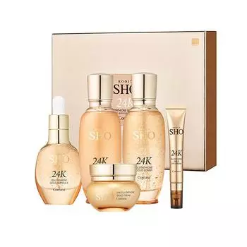 Coreana Rodin Show 24K Glutathione Gold 5-Piece Set - Anti-Aging & Skin Brightening
