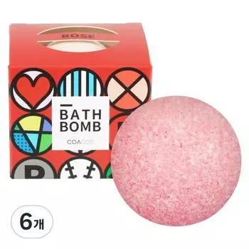 Corecos Bubble Bath Bomb Deep Kiss, 140г, 6 штук