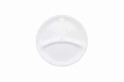 Corelle J385-N CP-8915 Plate, Outer Diameter 8.5 inches (21.5 cm), Shatter-Resistant, Lightweight, Winter Frost White, Lunch Plate (Small)