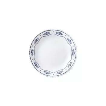 Corelle Small Dish Plate, Break-resistant, Lightweight, Microwave Safe, Oven Safe, Dishwasher Safe, French Doily J106-FD CP-8765