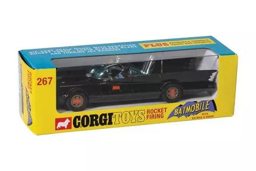 Corgi Batmobile Batman Robin 1966 Black CORGI Batmobile With Batman Robin Reprint Edition 1/46 & & чёрный