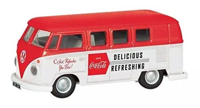 CORGI VW Camper Поздняя модель Готовый продукт 1/43 1960-е Coca-Cola