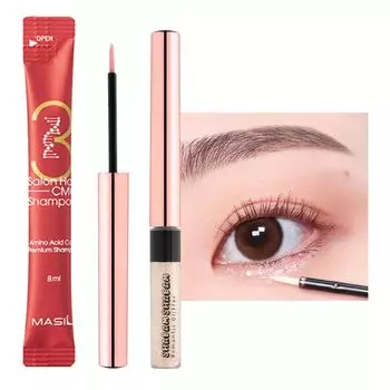 CORINGCO Idol Actress Glitter Tear Bag Liner Tear Bag Liquid Eye Shadow Tear Glow Balm CORINGCO Shabam Shabam Romantic Glitter Glitter Sparkling Tear