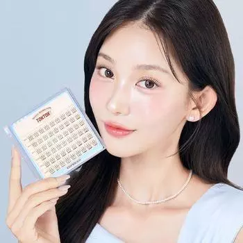 Coringco Toktokhara No Glue Eyelashes 4 Types (Wink/Cherry Cock/Pure/Sharp) no glue sharp