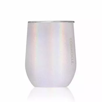 CORKCICLE японский стакан из нержавеющей стали с вакуумной изоляцией и крышкой 300 мл БЕЗ НОЖКИ Unicorn Magic Pearl White 12 унций Прозрачная крышка SPICE OF LIFE