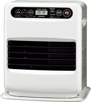 Corona Oil Fan Heater Heater G32 Series up to 9 tatami up to 12 tatami 3 year warranty White (Wooden mats/Concrete mats) Manufacturer s FH-G32YA4(W)