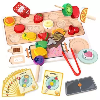 CORPER TOYS Play House Фруктовая шпажка Изготовление палочек Фрукты Фрукты Напальчники Кухня Играть Обучающая 33 Кулинария Ролевые игры Набор, Набор, Нитки, Игрушки, Конфеты,