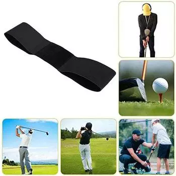 Corrector Practice Correction Belt Golf Swing Training Aid Golf Correction Belt Golf Swing Trainer чёрный