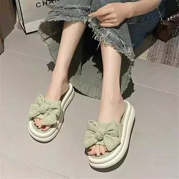 Corsage Nonslip Summer Sandals Women 2024 White Slippers Shoes Designer Luxury Sneakers Sport Buy Small Price High-level 4.5