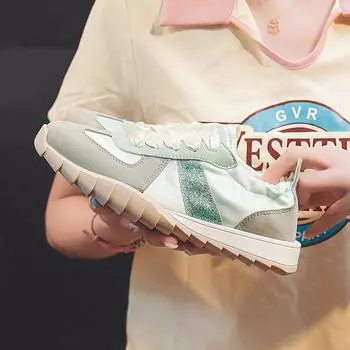 Cortez Женские летние новые повседневные туфли с низким верхом Ballet Mori Style Girly Style Ribbon 35 розовый