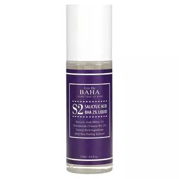 Cos De BAHA, S2, салициловая кислота BHA, 2% жидкость, 4 жидких унции (120 мл)