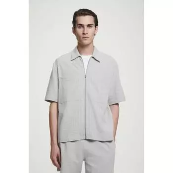 COS Футболка на молнии Japan Sea Soccer gray/XS