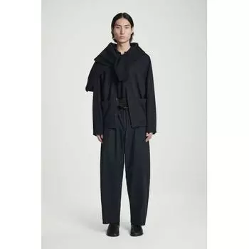 Cos Japan брюки-бочки с завязками на талии navy/46