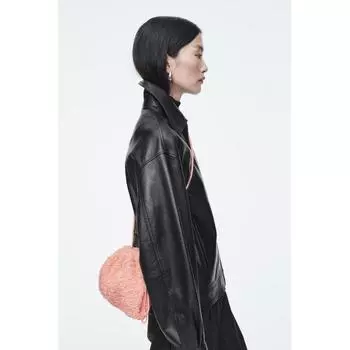 Cos Japan Cavateli Мини-клатч из искусственной овчины Pink/ONESIZE