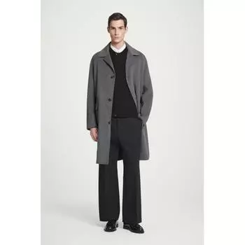 Cos Japan Croco Effect Leather Loafers Black/41