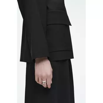 Cos Japan Curve Stacking Ring Silver/M/L