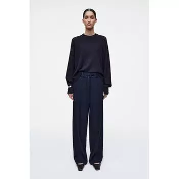 Cos Japan Drawstring Straight Leg Pants navy/38
