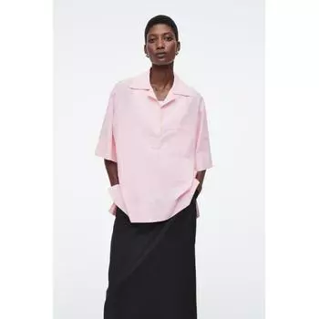 COS Japan курортная рубашка с короткими рукавами light pink/32