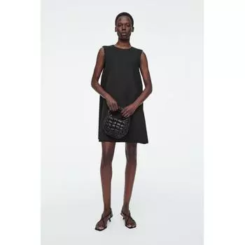 COS Japan мини-платье А-силуэта с аквалангом Black/S