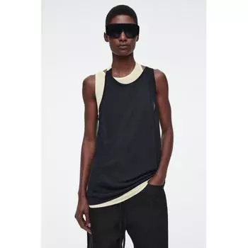 Cos Japan многослойная трикотажная майка navycream/L