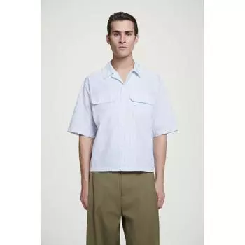 COS Japan oversized flap pocket utility shirt