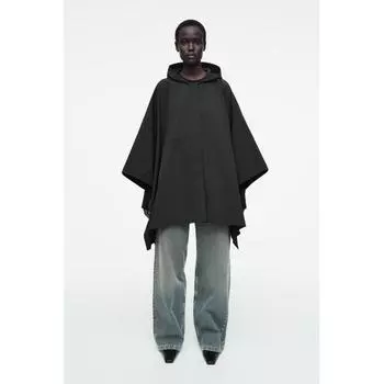 Cos Japan плащ с капюшоном Black/ONESIZE
