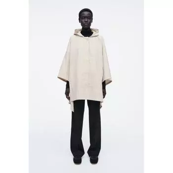 Cos Japan плащ с капюшоном light beige/ONESIZE
