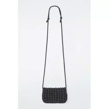 Стеганая сумка-мессенджер через плечо Cos Japan Black/NOSIZE