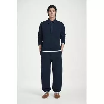 Cos Japan Relaxed Fit Contrast Trim Jogger Pants navy/S
