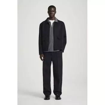 Cos Japan Relaxed Fit Double Face Wool Pants navy/48