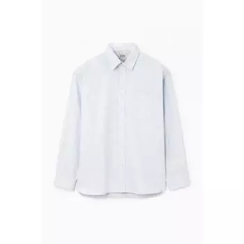 Cos Japan Wide Oxford Shirt Oversize bluepinstripe/M