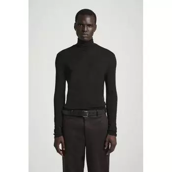 Cos Japan Slim Fit Jersey Водолазка свитер Black/XS