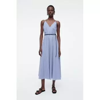 COS Японское полосатое платье-миди А-силуэта bluestripe/32