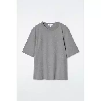 Cos Japan свободная хлопковая футболка grey melange/XS
