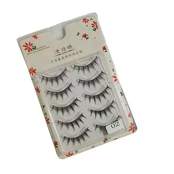 Cos Little Devil Comics Накладные ресницы Натуральная имитация Сегментированная as the picture