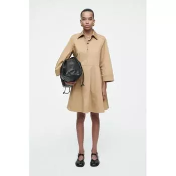 COS Платье-рубашка из японского хлопка в стиле Utility beige/34