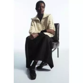 COS японские шерстяные носки Black/3638