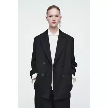 COS Рубашка из хлопкового поплина с японским логотипом choke/36P