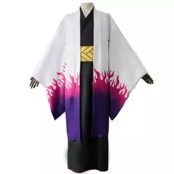 Cos School Ubuyashiki Kagaya Костюмы Косплей Кимоно Kagaya Ubuyashiki Парики и униформа Костюмы S бежевый