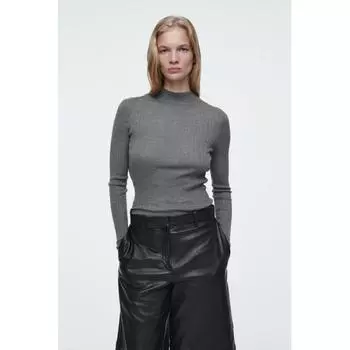 COS Топ из японской ребристой мериносовой шерсти fossils/XSP