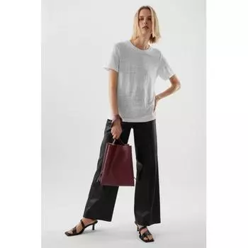 COS Япония льняная футболка white/LT