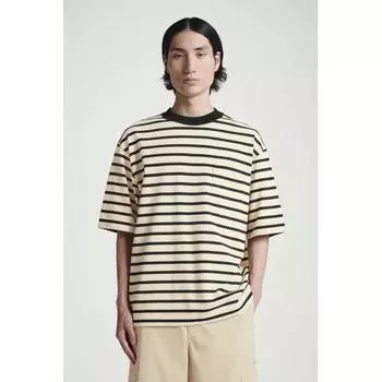 COS Япония Тяжелая футболка creamstripe/M