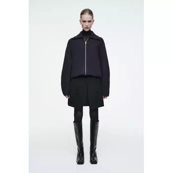 COS Японская мини-юбка из шерсти Double Face Black/36