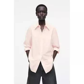 COS Японская рубашка большого размера с длинным рукавом pale pink/42