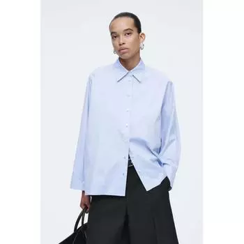 COS Японская рубашка с двойными манжетами light blue/34