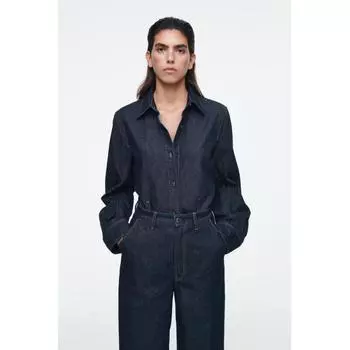 COS Японская рубашка свободного покроя из денима Indigo/32