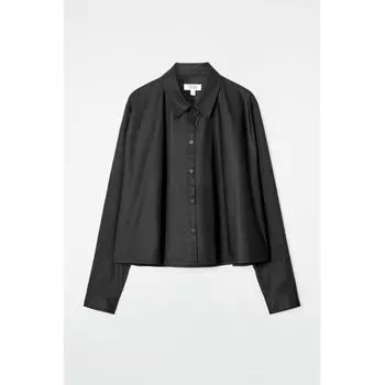 COS Японская рубашка свободного покроя из хлопка BLACK/32